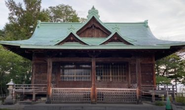 【小樽】小樽市指定歴史的建造物 第50号 水天宮本堂 拝殿